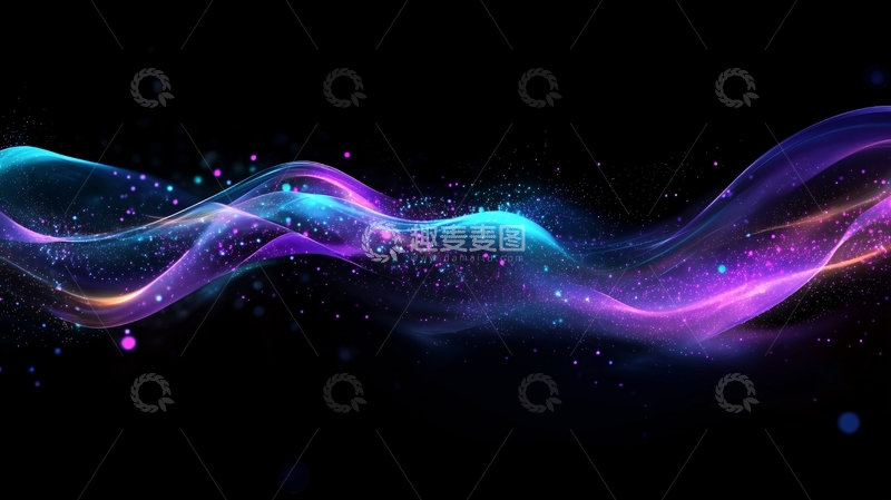 高清大图下载【趣麦麦图】流光炫彩科技5