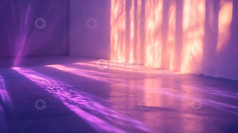 高清大图下载【趣麦麦图】粉色光影