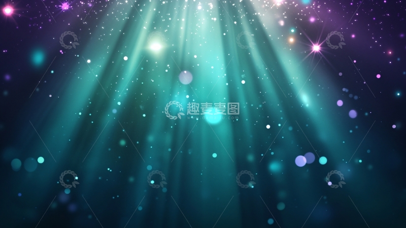 高清大图下载【趣麦麦图】蓝紫色背景灯光效果1