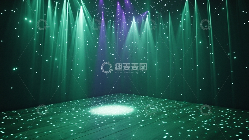 高清大图下载【趣麦麦图】梦幻灯光舞台2