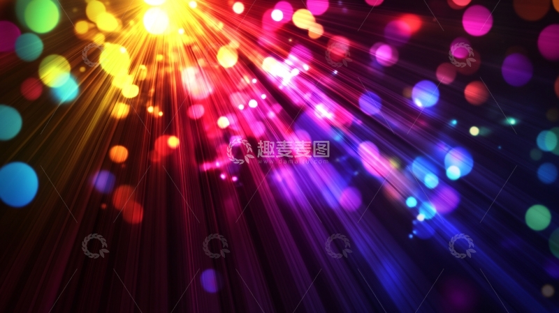 高清大图下载【趣麦麦图】色彩斑斓梦幻灯光4