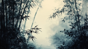 画意竹林