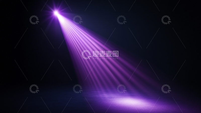 高清大图下载【趣麦麦图】蓝紫色背景灯光效果2