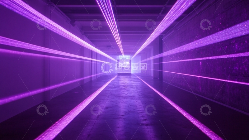 高清大图下载【趣麦麦图】霓虹走廊4