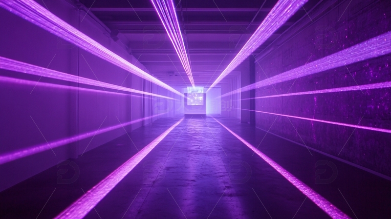 高清大图下载【趣麦麦图】霓虹走廊4