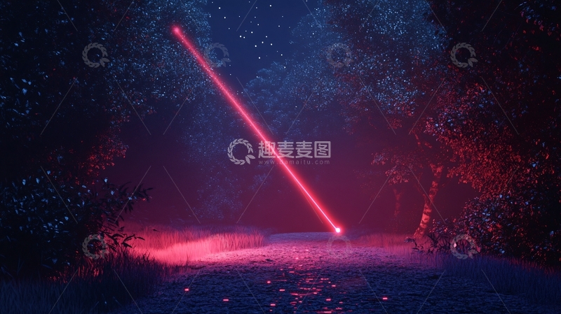 高清大图下载【趣麦麦图】蓝光星点反射