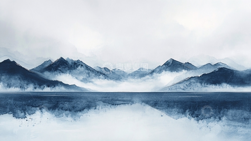 高清大图下载【趣麦麦图】唯美意境彩墨山水24