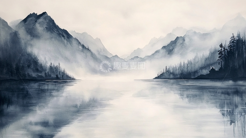 高清大图下载【趣麦麦图】意境山水壁纸5