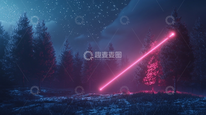 高清大图下载【趣麦麦图】粉红色的幻想森林2