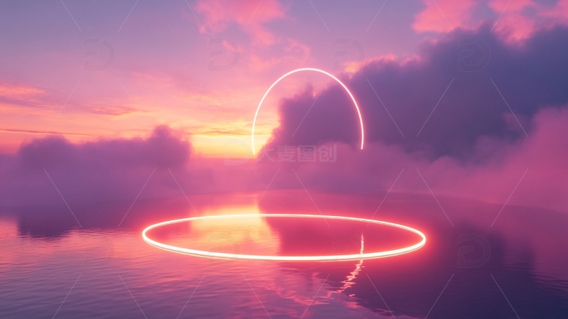 高清大图下载【趣麦麦图】炫彩星球元宇宙6