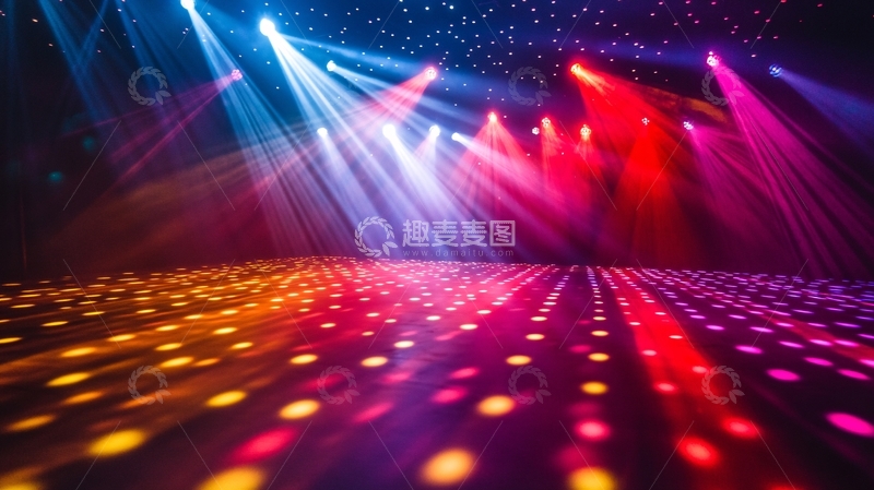 高清大图下载【趣麦麦图】炫彩灯光舞台2