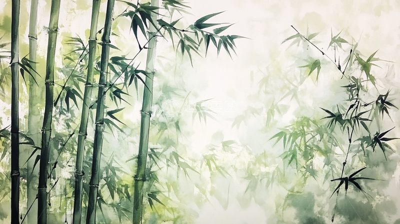 高清大图下载【趣麦麦图】竹林艺术壁纸30