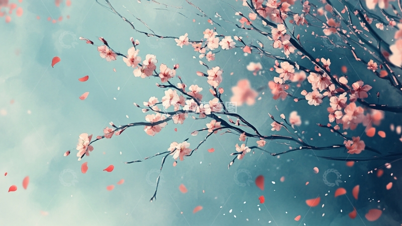 高清大图下载【趣麦麦图】唯美梦幻梅花林7