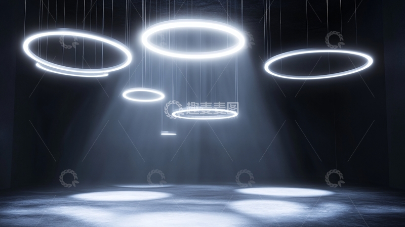 高清大图下载【趣麦麦图】创意灯光场景