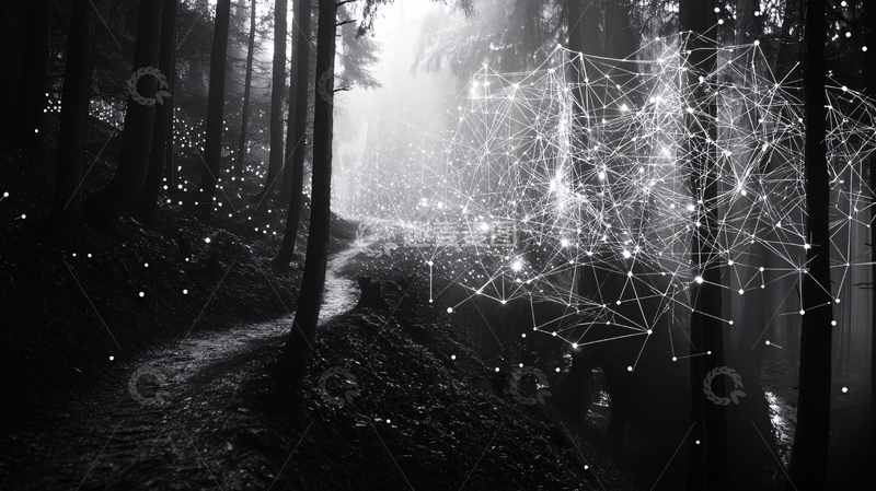 高清大图下载【趣麦麦图】魔法小路1