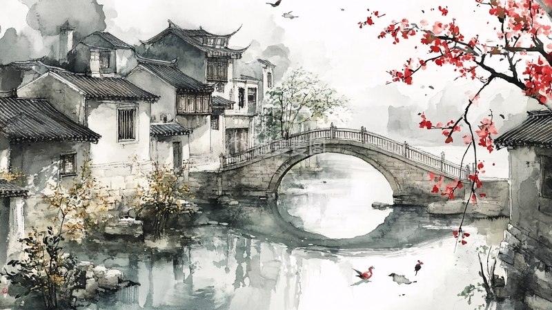 高清大图下载【趣麦麦图】唯美浪漫江南水乡风情13