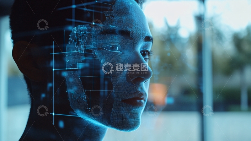 高清大图下载【趣麦麦图】人脸识别技术