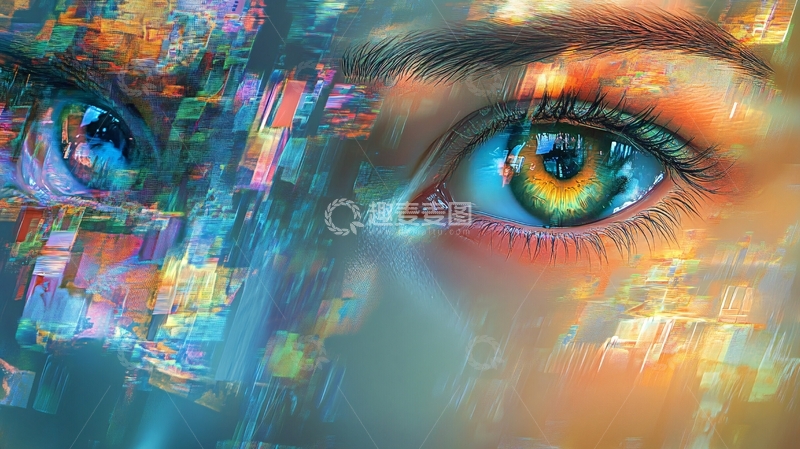 高清大图下载【趣麦麦图】科技眼睛1