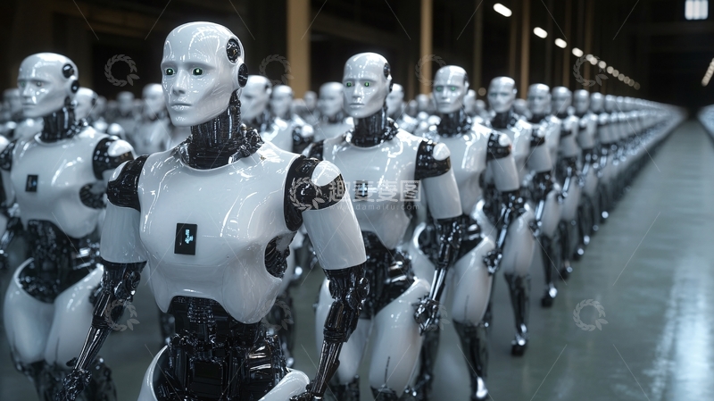 高清大图下载【趣麦麦图】人工智能与劳动力24