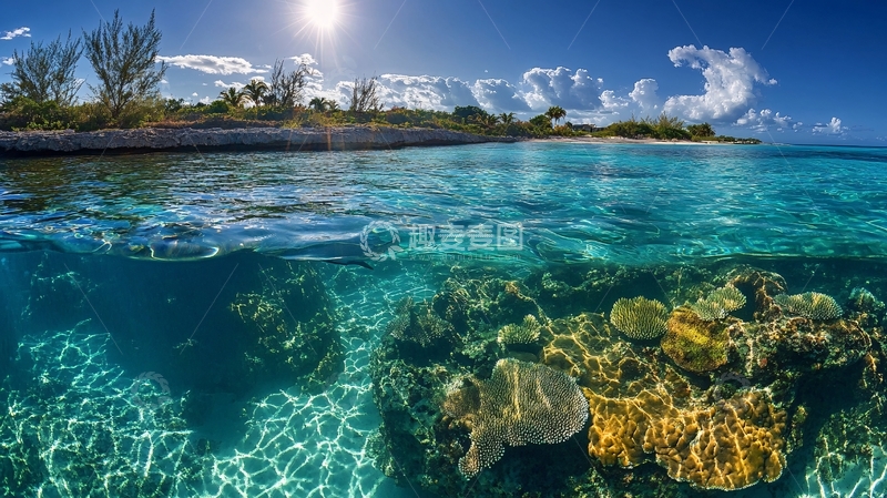 高清大图下载【趣麦麦图】大堡礁全景图1