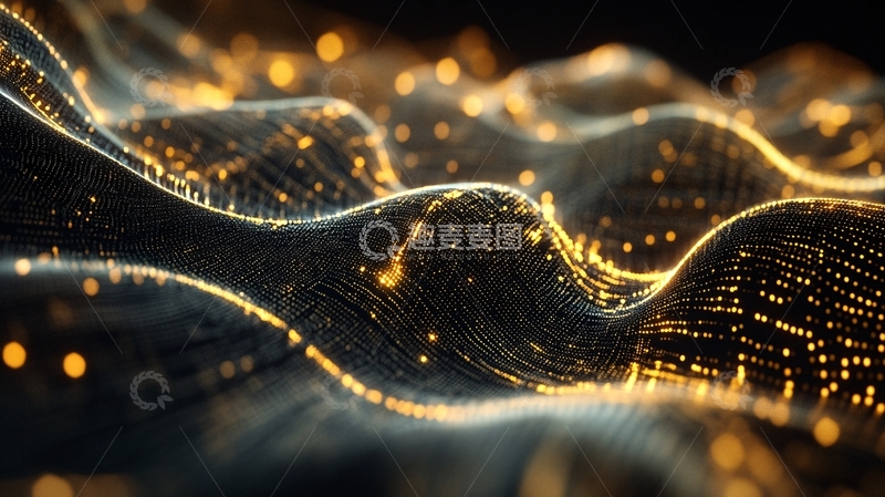 高清大图下载【趣麦麦图】金色科技2