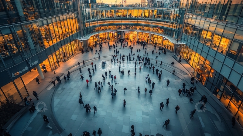 高清大图下载【趣麦麦图】穿梭的人群