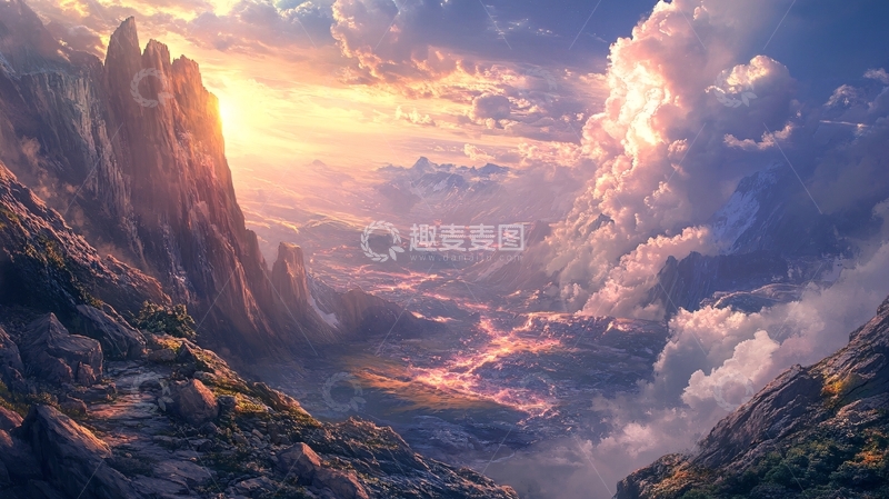 高清大图下载【趣麦麦图】风景原画17