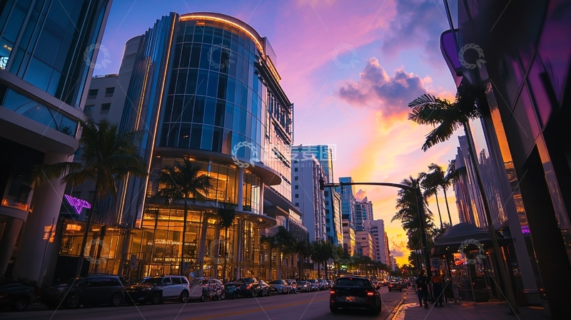 高清大图下载【趣麦麦图】黄金海岸的好莱坞