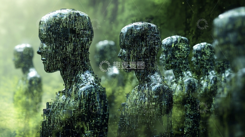 高清大图下载【趣麦麦图】电脑生成的数字创建