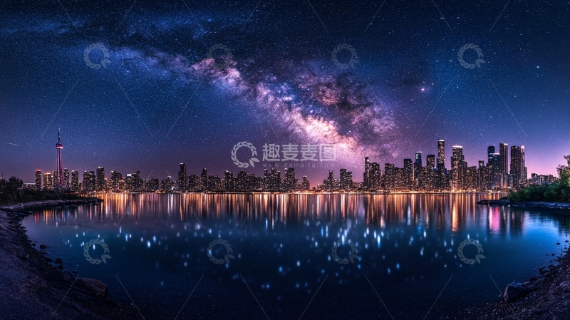 高清大图下载【趣麦麦图】专业级全景夜景