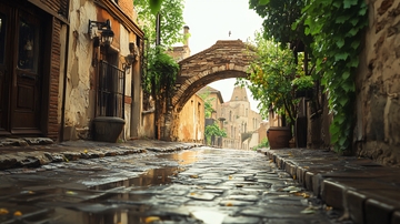 欧洲小巷欧洲街景