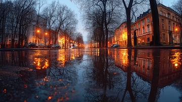 雨后街景美丽街景3