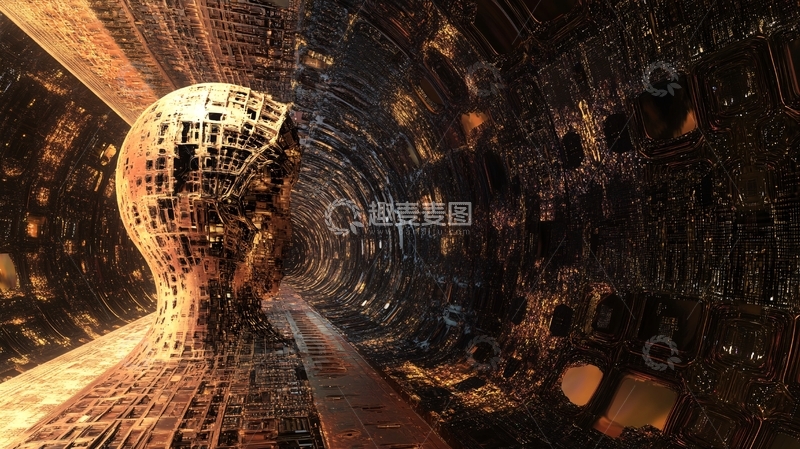 高清大图下载【趣麦麦图】科幻小说隧道1