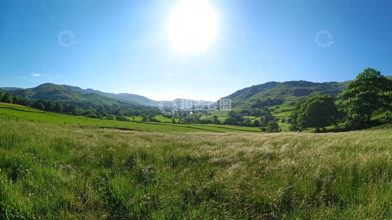 高清大图下载【趣麦麦图】超宽幅田园景色45