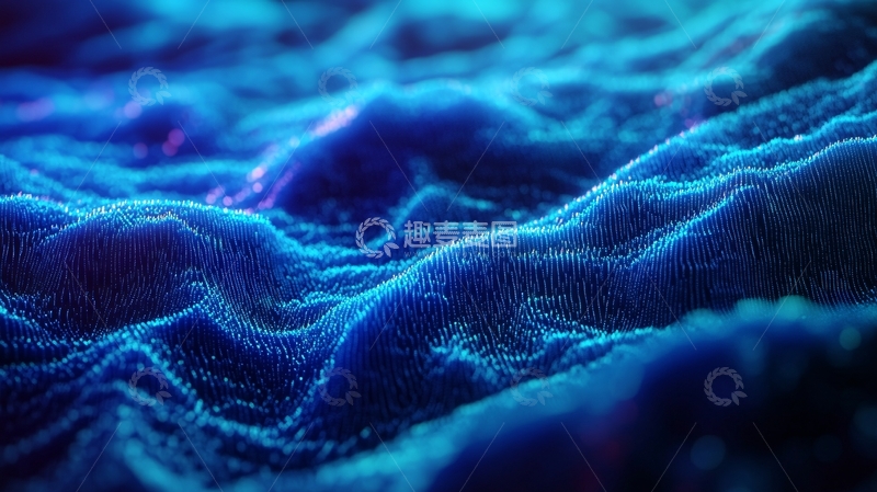 高清大图下载【趣麦麦图】立体起伏波浪3