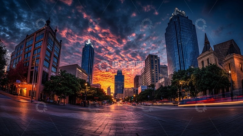 高清大图下载【趣麦麦图】洛杉矶城市风光1