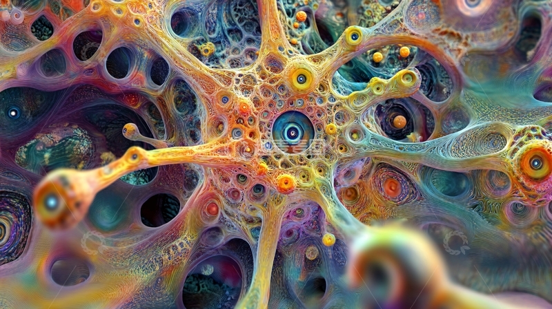 高清大图下载【趣麦麦图】抽象连续凹凸肌理5