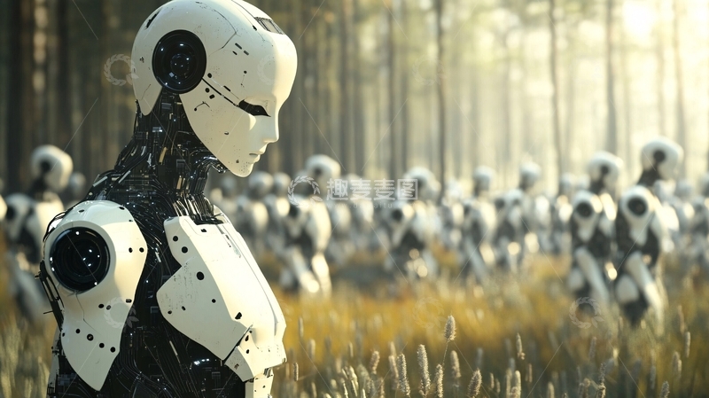 高清大图下载【趣麦麦图】人工智能与劳动力48