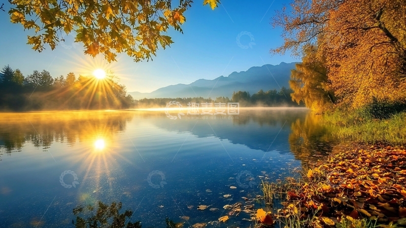 高清大图下载【趣麦麦图】高清山水日出6