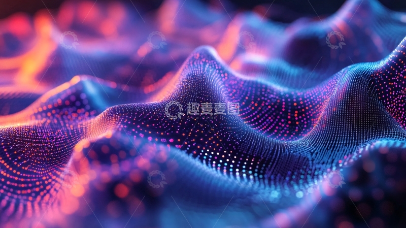 高清大图下载【趣麦麦图】网点创意特效背景20