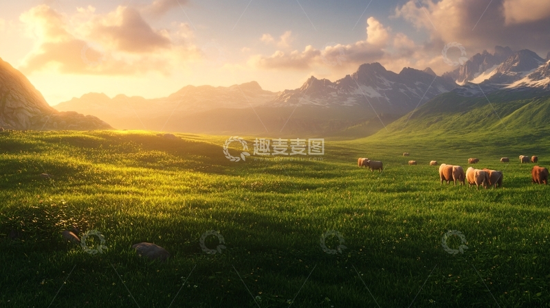 高清大图下载【趣麦麦图】草原风光壁纸13