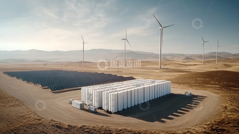 高清大图下载【趣麦麦图】智慧储能
