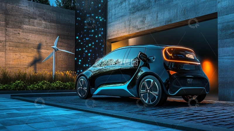 高清大图下载【趣麦麦图】智能电动汽车1