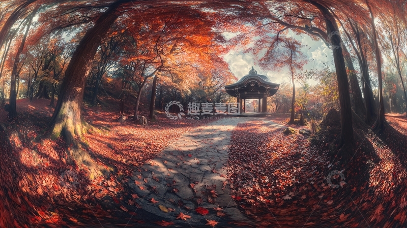 高清大图下载【趣麦麦图】爱晚亭秋