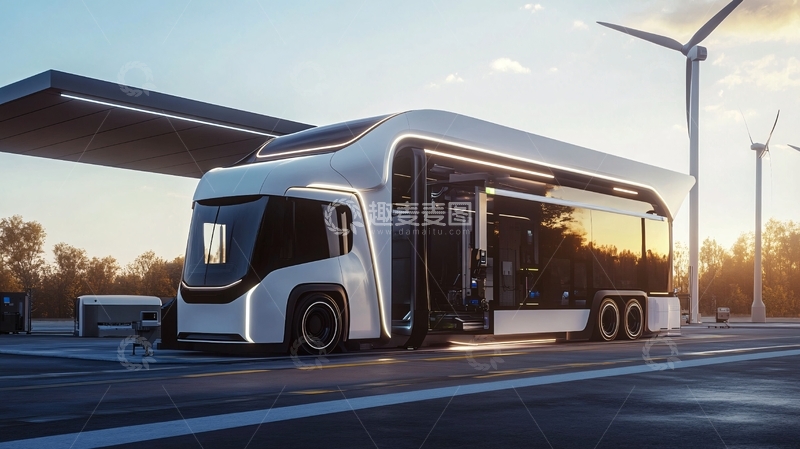 高清大图下载【趣麦麦图】氢能畅想