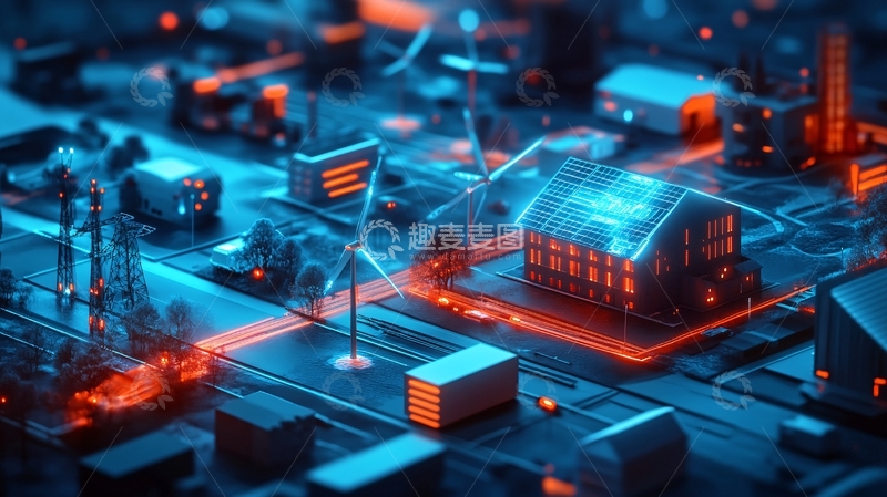高清大图下载【趣麦麦图】清洁能源技术