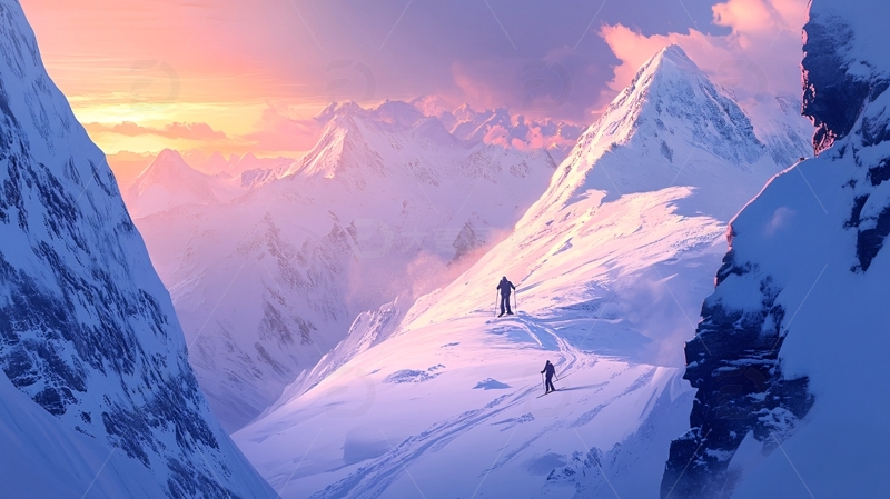 高清大图下载【趣麦麦图】登峰造极背景18