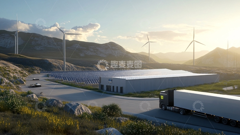 高清大图下载【趣麦麦图】新能源运输3