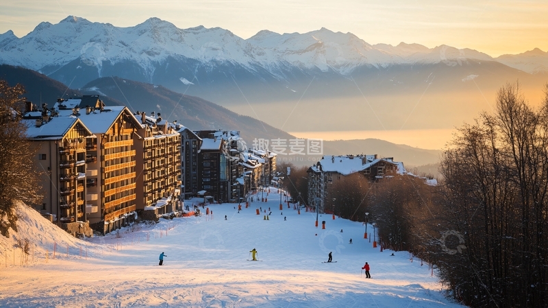 高清大图下载【趣麦麦图】滑雪酒店