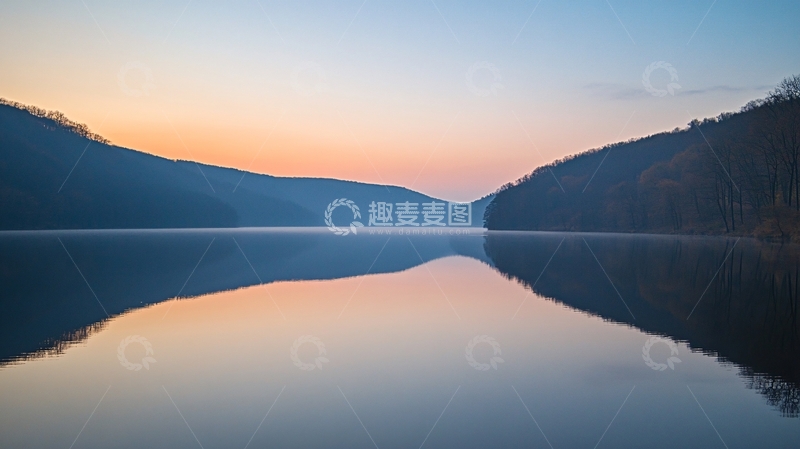 高清大图下载【趣麦麦图】小天池日出